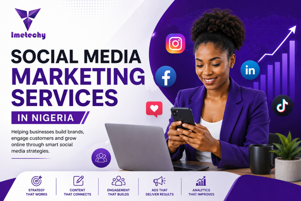 Social media marketing services in Nigeria helping businesses increase visibility, engage customers, generate leads, and grow through digital marketing.